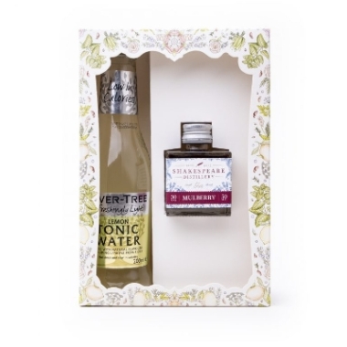 Shakespeare Distillery, Mulberry Gin & Tonic Gift Set